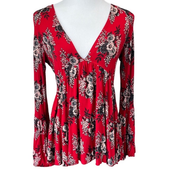 Free People Speak Easy Printed Top - Picture 2 of 15